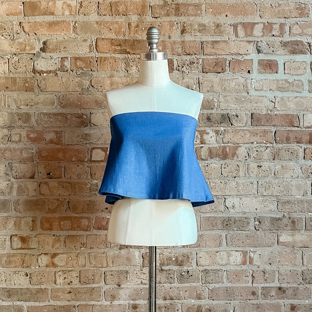 BNWT Clayton Denim Chambray Joy Top